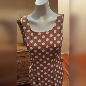 Polka Dot Sheath Dress By Moda International